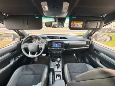 2025 TOYOTA HILUX DCAB GRS 2.8L 4-cylinder Turbocharged Diesel Black Pickup Truck