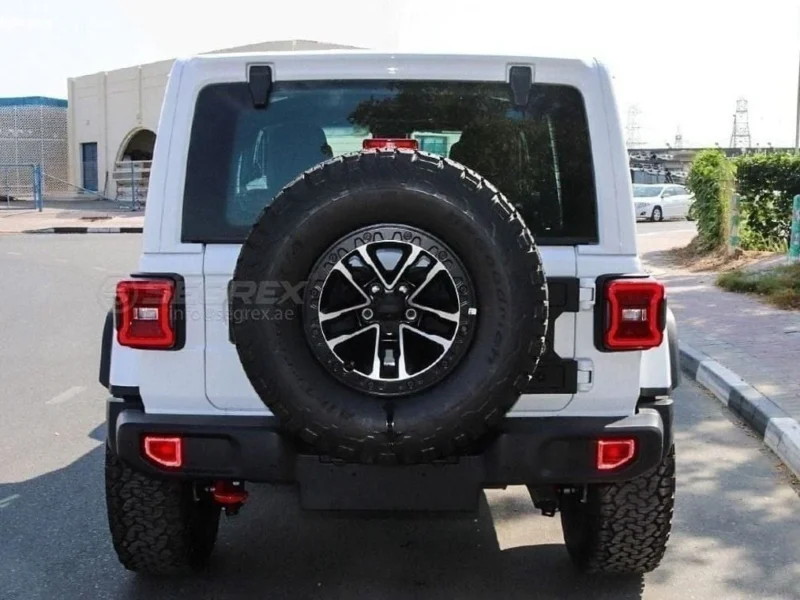 2026 Jeep Wrangler UNLIMITED RUBICON 2.0L Turbo 4-Cylinder Engine White Black SUV