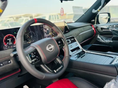 2026 NISSAN PATROL NISMO 3.5 Litres V6 Petrol Engine Black Red SUV GCC Specs