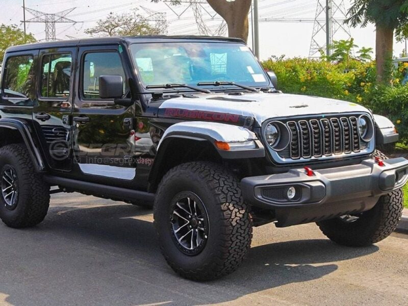 2026 Jeep Wrangler UNLIMITED RUBICON 2.0L Turbo 4-Cylinder Engine Black SUV GCC