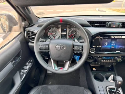 2025 TOYOTA HILUX DCAB GRS 2.8L 4-cylinder Turbocharged Diesel Black Pickup Truck