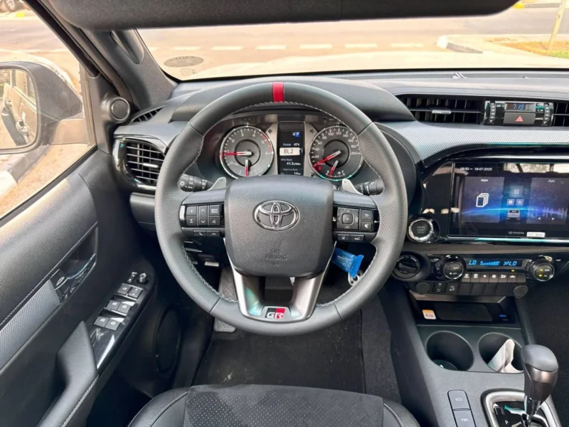 2025 TOYOTA HILUX DCAB GRS 2.8L 4-cylinder Turbocharged Diesel Black Pickup Truck