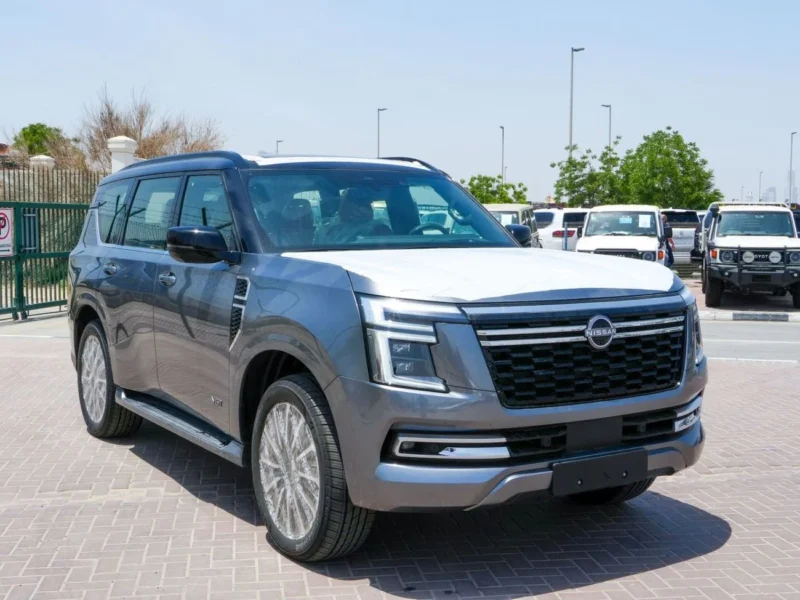 2026 NISSAN PATROL LE PLATINUM 3.5 Litres V6 Petrol Engine Grey Tan SUV GCC Specs