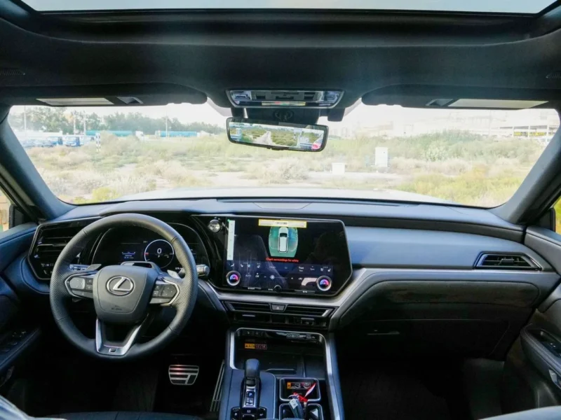 2026 LEXUS TX500h F-SPORT 2.4-liter Turbocharged Hybrid Engine Black SUV