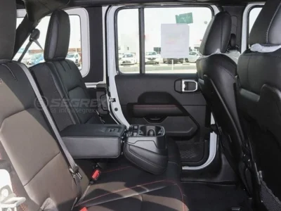 2026 Jeep Wrangler UNLIMITED RUBICON 2.0L Turbo 4-Cylinder Engine White Black SUV