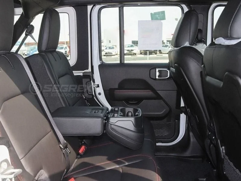2026 Jeep Wrangler UNLIMITED RUBICON 2.0L Turbo 4-Cylinder Engine White Black SUV