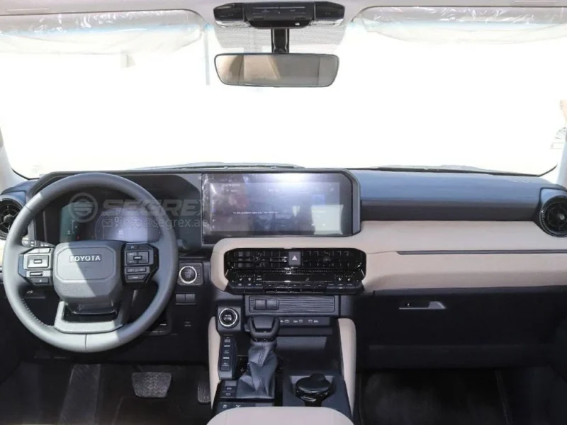 2025 Toyota Prado All Rounder 2.4L Turbo 4 Cylinders Petrol Engine White Beige SUV GCC Specs