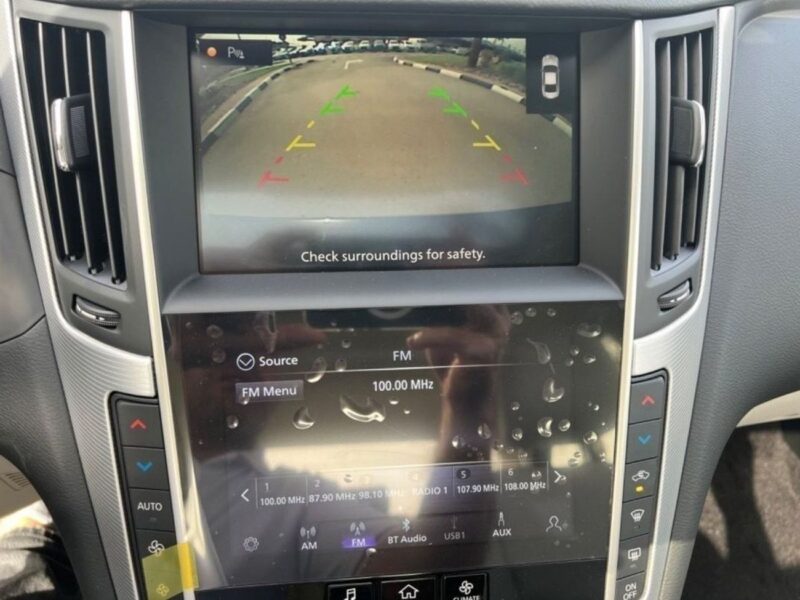 2024 Infiniti Q50 Luxe 3.0L V6 Twin Turbo Engine Black Beige Sedan GCC Specs
