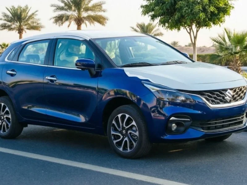 2026 Suzuki Baleno GLX 1.5 Litres 4 Cylinders Petrol Engine Blue Black Hatchback