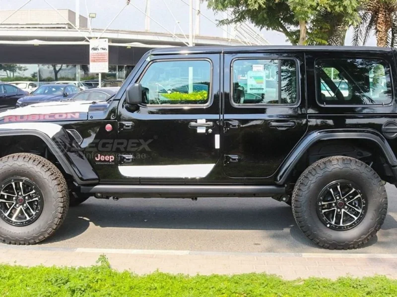 2026 Jeep Wrangler UNLIMITED RUBICON 2.0L Turbo 4-Cylinder Engine Black SUV GCC