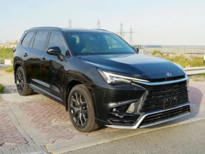 2026 LEXUS TX500h F-SPORT 2.4-liter Turbocharged Hybrid Engine Black SUV