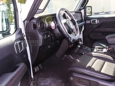 2026 Jeep Wrangler UNLIMITED RUBICON 2.0L Turbo 4-Cylinder Engine White Black SUV