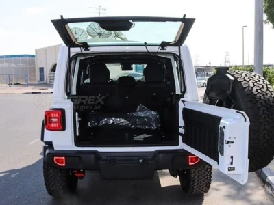 2026 Jeep Wrangler UNLIMITED RUBICON 2.0L Turbo 4-Cylinder Engine White Black SUV