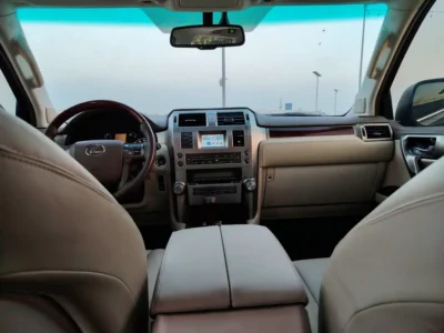 2010 Lexus GX 460 Facelifted to 2022 4 Cylinders Petrol Engine Grey Beige SUV GCC Specs