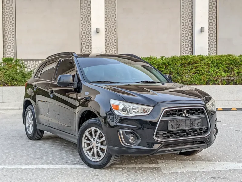 2013 Mitsubishi ASX Limited 4 Cylinders Petrol Engine Black Red SUV GCC Specs