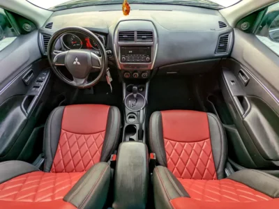 2013 Mitsubishi ASX Limited 4 Cylinders Petrol Engine Black Red SUV GCC Specs