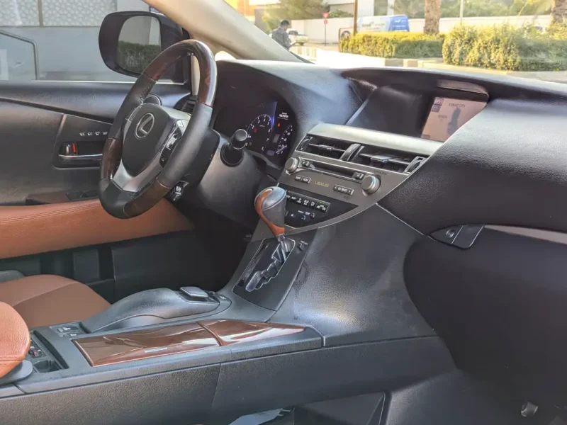2013 Lexus RX-Series RX 350 Prestige 6 Cylinders Petrol Engine Black Brown SUV GCC