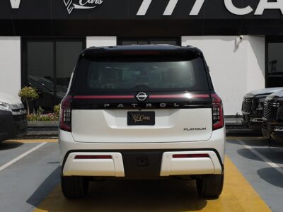 2026 Nissan Patrol Platinum 3.5-liter V6 Twin-Turbo Petrol Engine White Tan SUV GCC