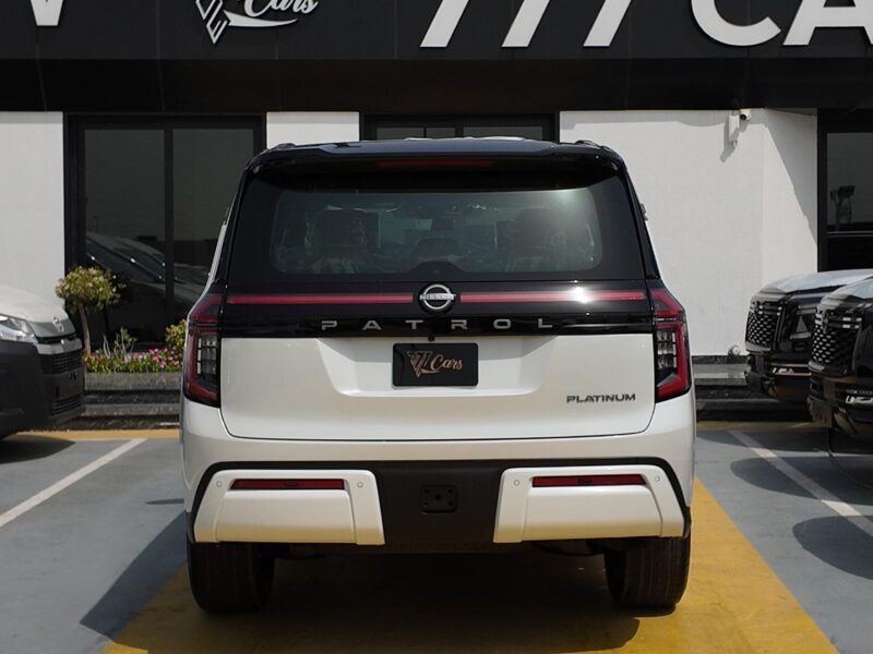 2026 Nissan Patrol Platinum 3.5-liter V6 Twin-Turbo Petrol Engine White Tan SUV GCC
