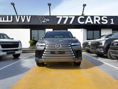 2022 Lexus LX 600 Signature 3.5 Litres Twin-Turbo V6 Petrol Engine Grey Red SUV AWD