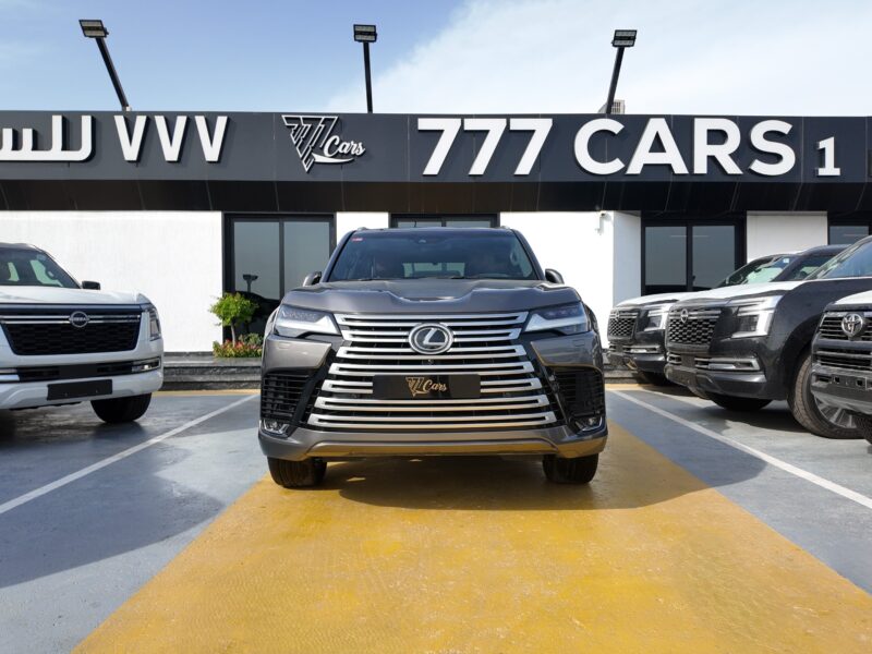 2022 Lexus LX 600 Signature 3.5 Litres Twin-Turbo V6 Petrol Engine Grey Red SUV AWD
