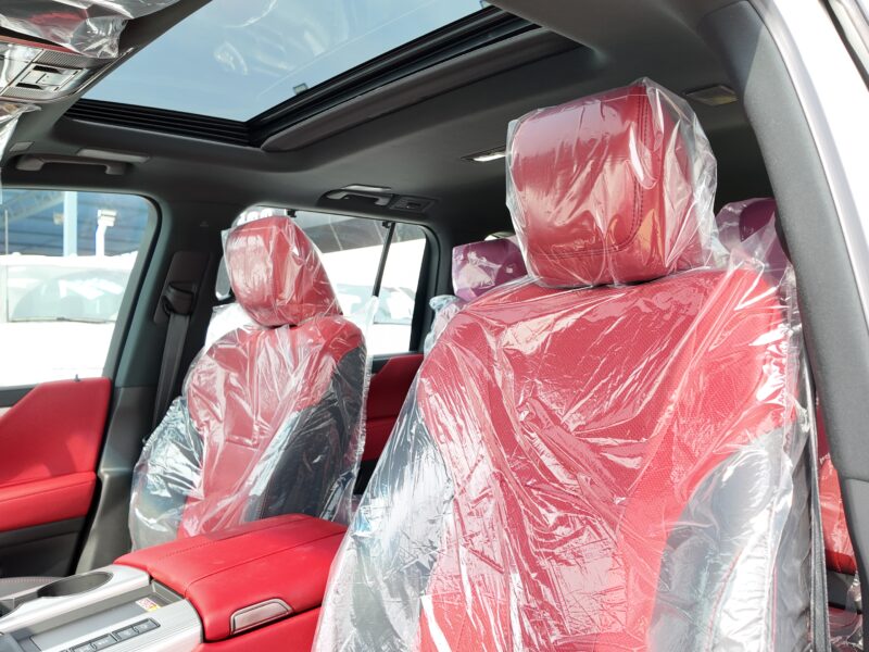 2025 Lexus LX700h F-Sport 3.5 Litres Twin-Turbo V6 Hybrid Engine White Red SUV