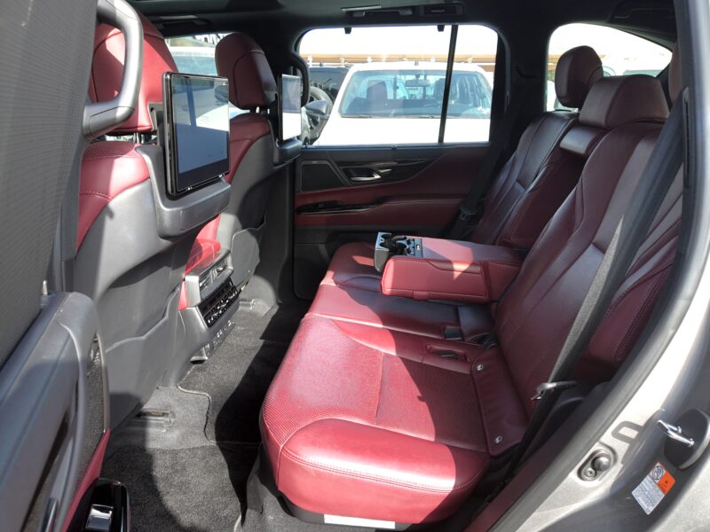 2022 Lexus LX 600 Signature 3.5 Litres Twin-Turbo V6 Petrol Engine Grey Red SUV AWD