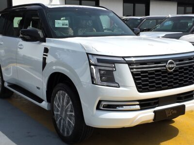 2026 Nissan Patrol Platinum 3.5-liter V6 Twin-Turbo Petrol Engine White Tan SUV GCC