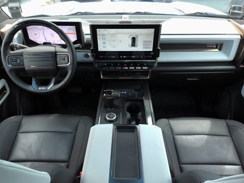 2022 GMC HUMMER H Fully Electric Vehicle (BEV) White Grey Pickup Truck e4WD