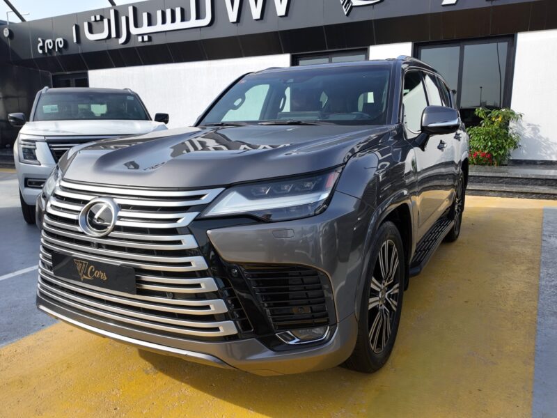 2022 Lexus LX 600 Signature 3.5 Litres Twin-Turbo V6 Petrol Engine Grey Red SUV AWD