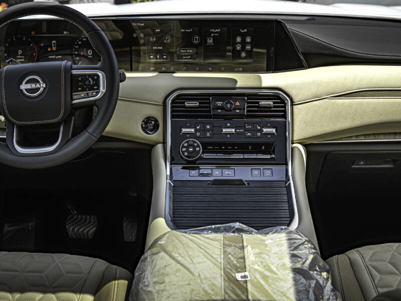 2026 Nissan Patrol Platinum 3.5-liter V6 Twin-Turbo Petrol Engine Black Beige SUV GCC