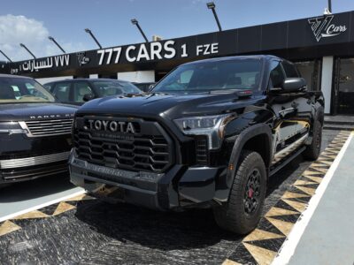 2026 Toyota Tundra TRD Pro 3.4L Twin-Turbo V6 i-FORCE MAX Hybrid Black Red Pickup Truck