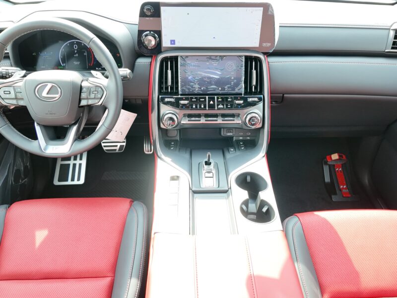 2025 Lexus LX700h F-Sport 3.5 Litres Twin-Turbo V6 Hybrid Engine White Red SUV