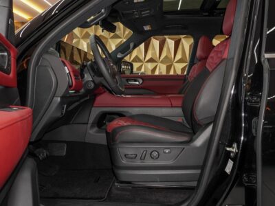 2026 Nissan Patrol Platinum 3.5-liter V6 Twin-Turbo Petrol Engine Black Red SUV GCC