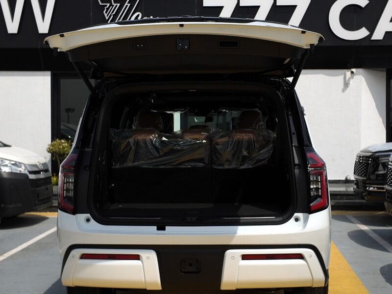 2026 Nissan Patrol Platinum 3.5-liter V6 Twin-Turbo Petrol Engine White Tan SUV GCC