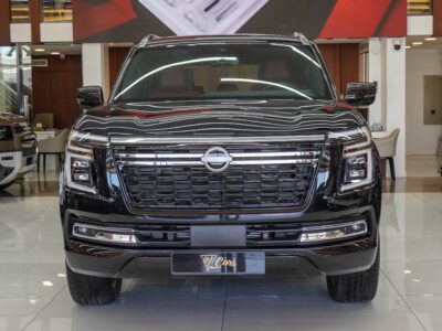 2026 Nissan Patrol Platinum 3.5-liter V6 Twin-Turbo Petrol Engine Black Red SUV GCC