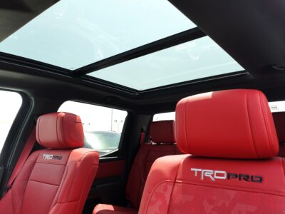 2026 Toyota Tundra TRD Pro 3.4L Twin-Turbo V6 i-FORCE MAX Hybrid Black Red Pickup Truck