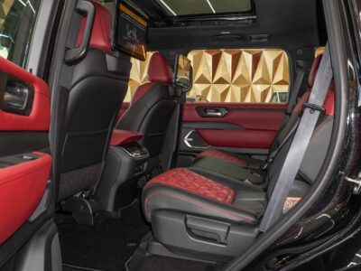 2026 Nissan Patrol Platinum 3.5-liter V6 Twin-Turbo Petrol Engine Black Red SUV GCC