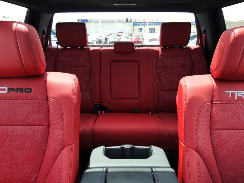 2026 Toyota Tundra TRD Pro 3.4L Twin-Turbo V6 i-FORCE MAX Hybrid Black Red Pickup Truck