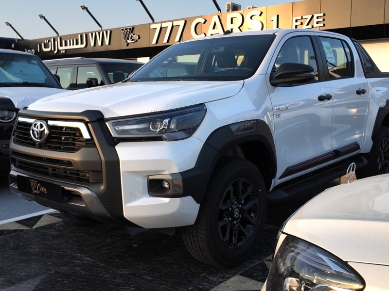 2026 Toyota Hilux Adventure 4.0 Liters V6 Petrol Engine White Black Pickup Truck