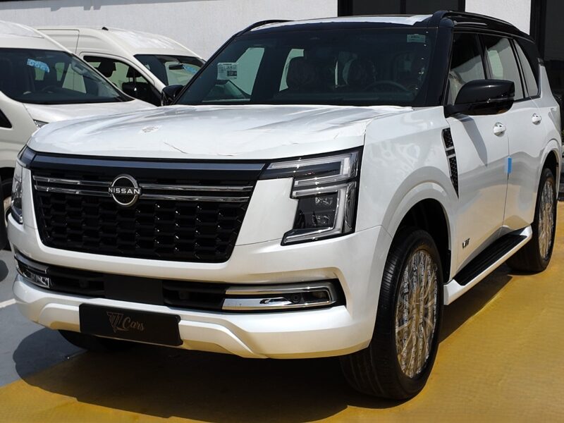 2026 Nissan Patrol Platinum 3.5-liter V6 Twin-Turbo Petrol Engine White Tan SUV GCC