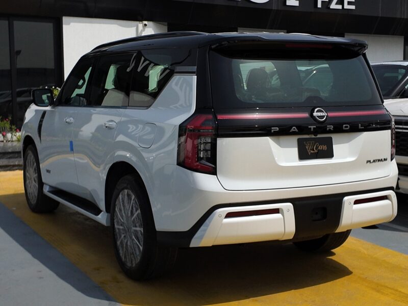 2026 Nissan Patrol Platinum 3.5-liter V6 Twin-Turbo Petrol Engine White Tan SUV GCC