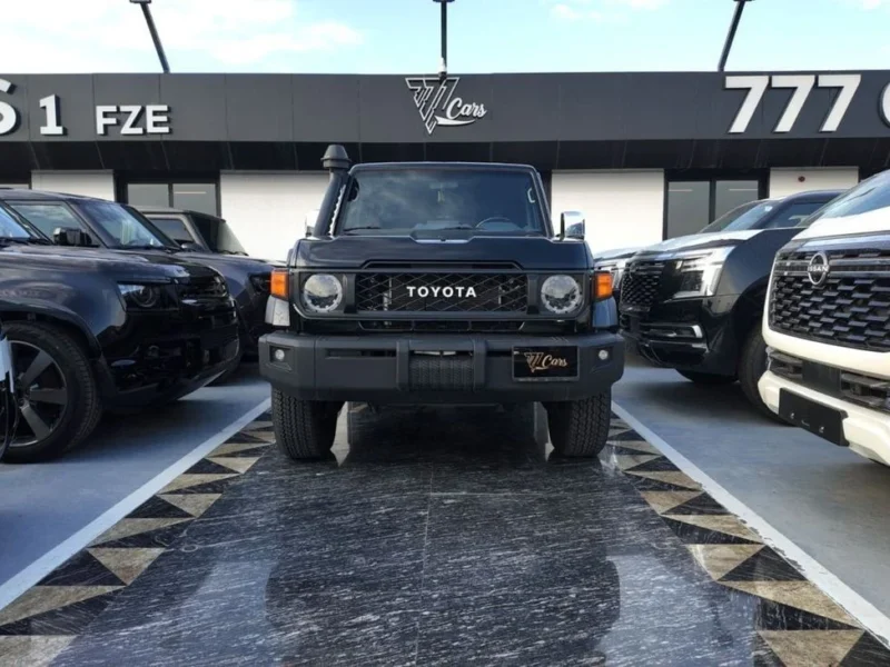 2025 Toyota Land Cruiser 70 Series Hard-Top 4.0L V6 Petrol Engine Black SUV GCC