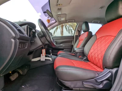 2013 Mitsubishi ASX Limited 4 Cylinders Petrol Engine Black Red SUV GCC Specs