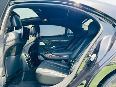 2015 MERCEDES-BENZ S 500 4.7 Litres 8 Cylinders Petrol Engine Black Sedan Full Option