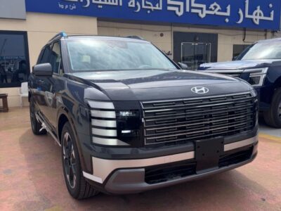 2026 Hyundai Palisade Limited 2.5L Turbo Hybrid 4 Cylinders Engine Black White SUV GCC
