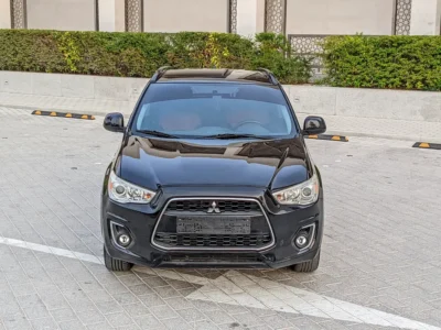 2013 Mitsubishi ASX Limited 4 Cylinders Petrol Engine Black Red SUV GCC Specs