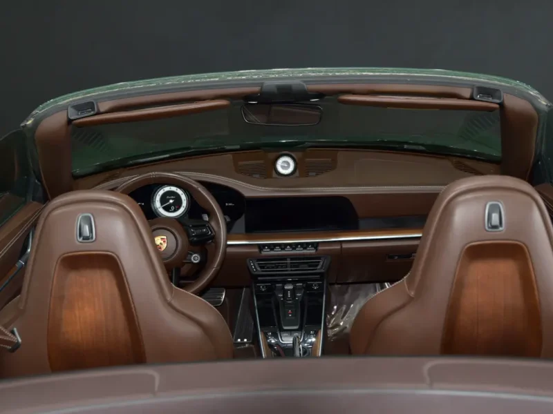 2021 Porsche Carrera / 911 Turbo 6 Cylinders Petrol Engine Green Tan Coupe GCC Pristine Condition