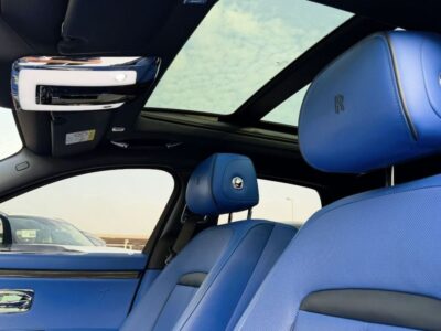 2021 Rolls-Royce Ghost 6.75-litre Twin-Turbo V12 Petrol Engine Black Blue Luxury Sedan