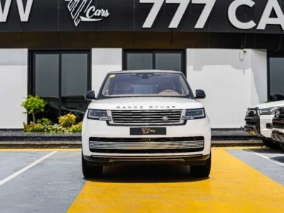 2022 Land Rover Range Rover (LWB) SV P615 4.4L 8 Cylinders Engine White Tan SUV